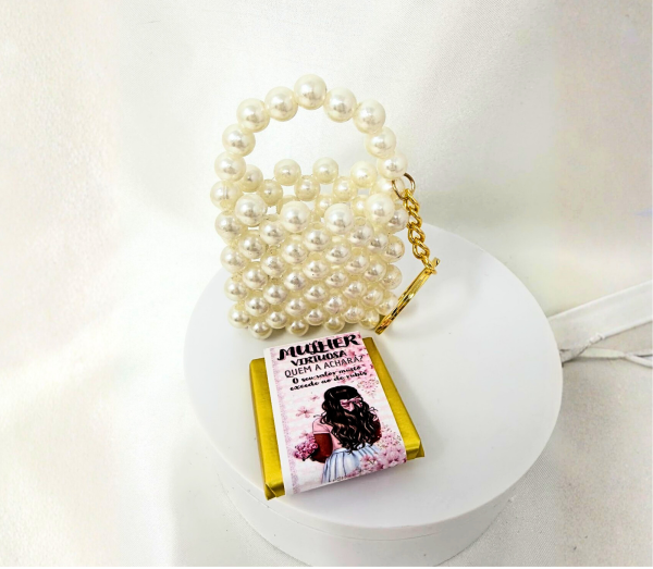 Charm - Beaded Bag with Chocolate Inside