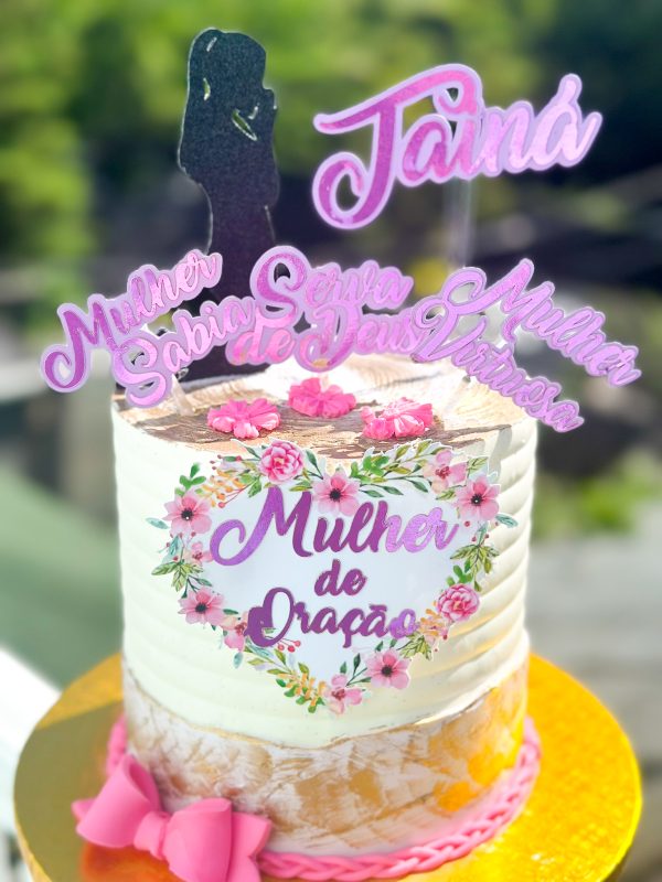 Woman of Prayer Cake Topper